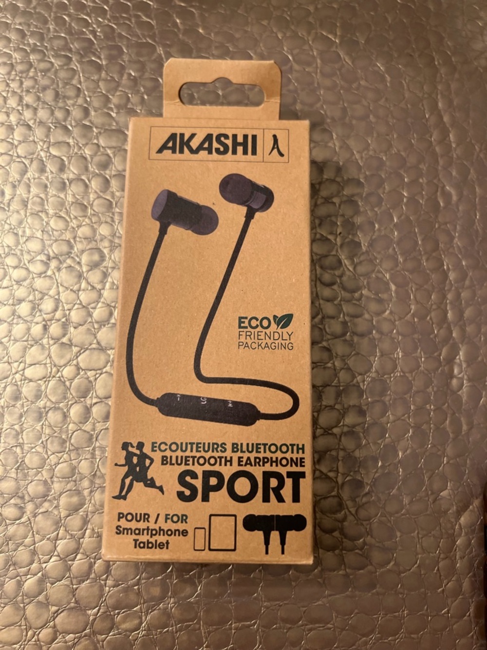 Akashi Sport Bluetooth Earphones in Black - Wireless Earbud Headphones